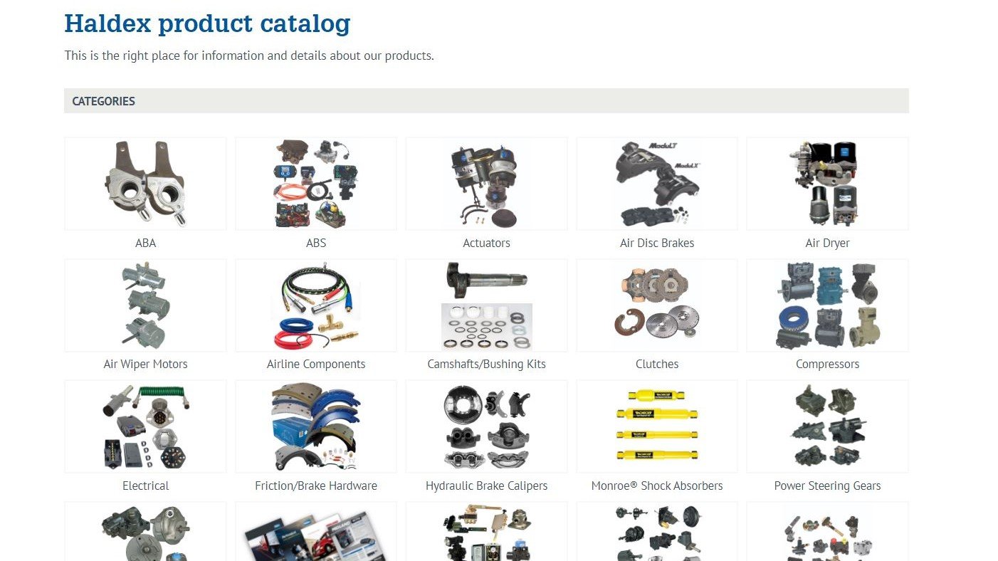 Overview Product Catalog Americas